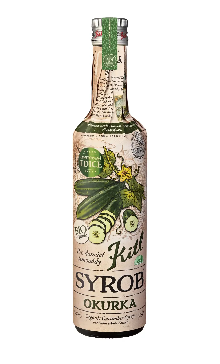 9909_KITL SYROB OKURKA BIO 500 ML